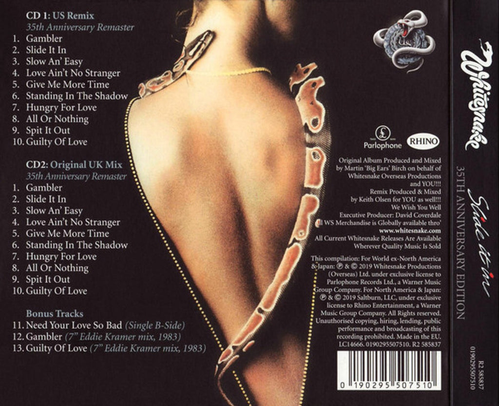 Whitesnake – Slide It In: 35th Anniversary Edition (2-CD)