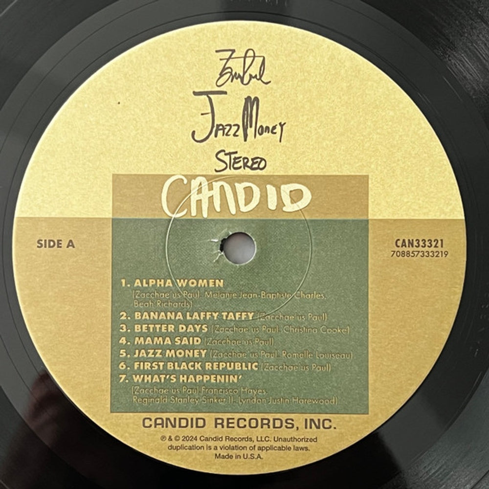 Zacchae'us Paul – Jazz Money (LP Vinyl)