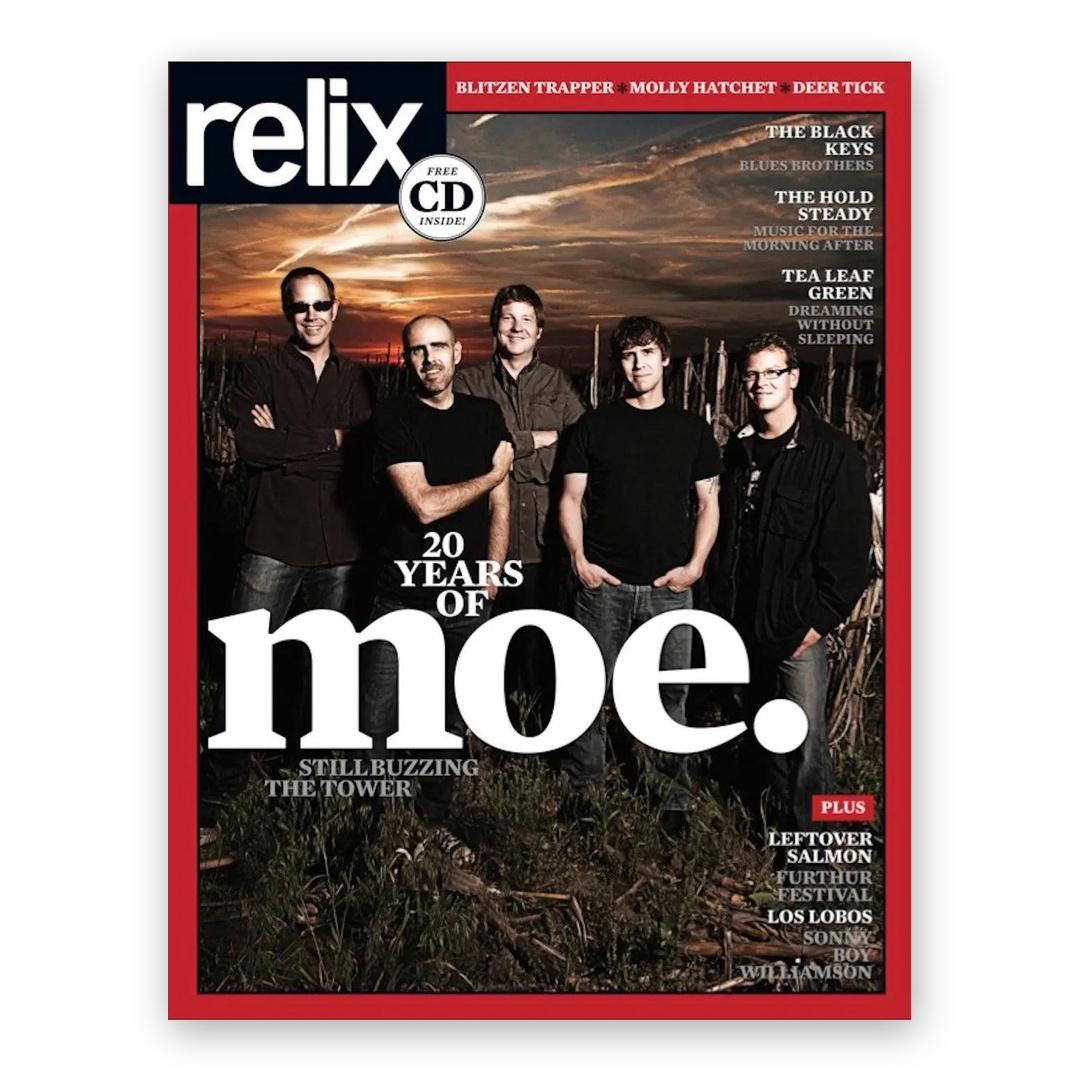 moe. - August 2010 Relix Issue