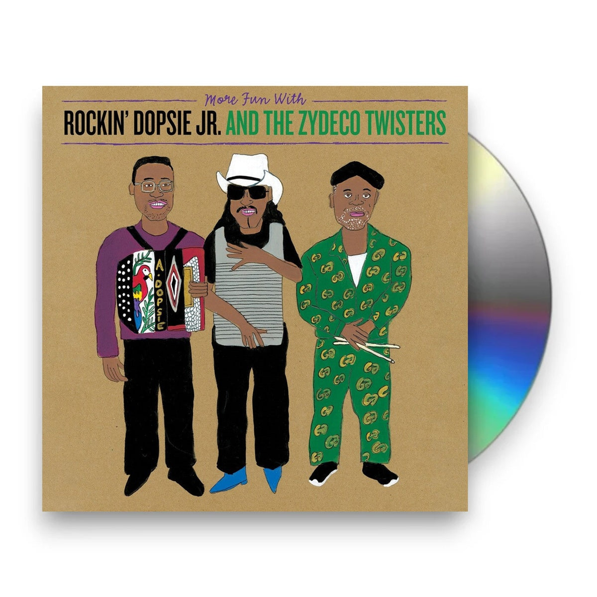Rockin' Dopsie, Jr. & The Zydeco Twisters – More Fun With Rockin' Dopsie, Jr. & The Zydeco Twisters (CD)