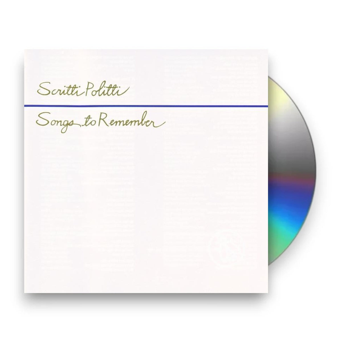 Scritti Politti – Songs To Remember (CD)