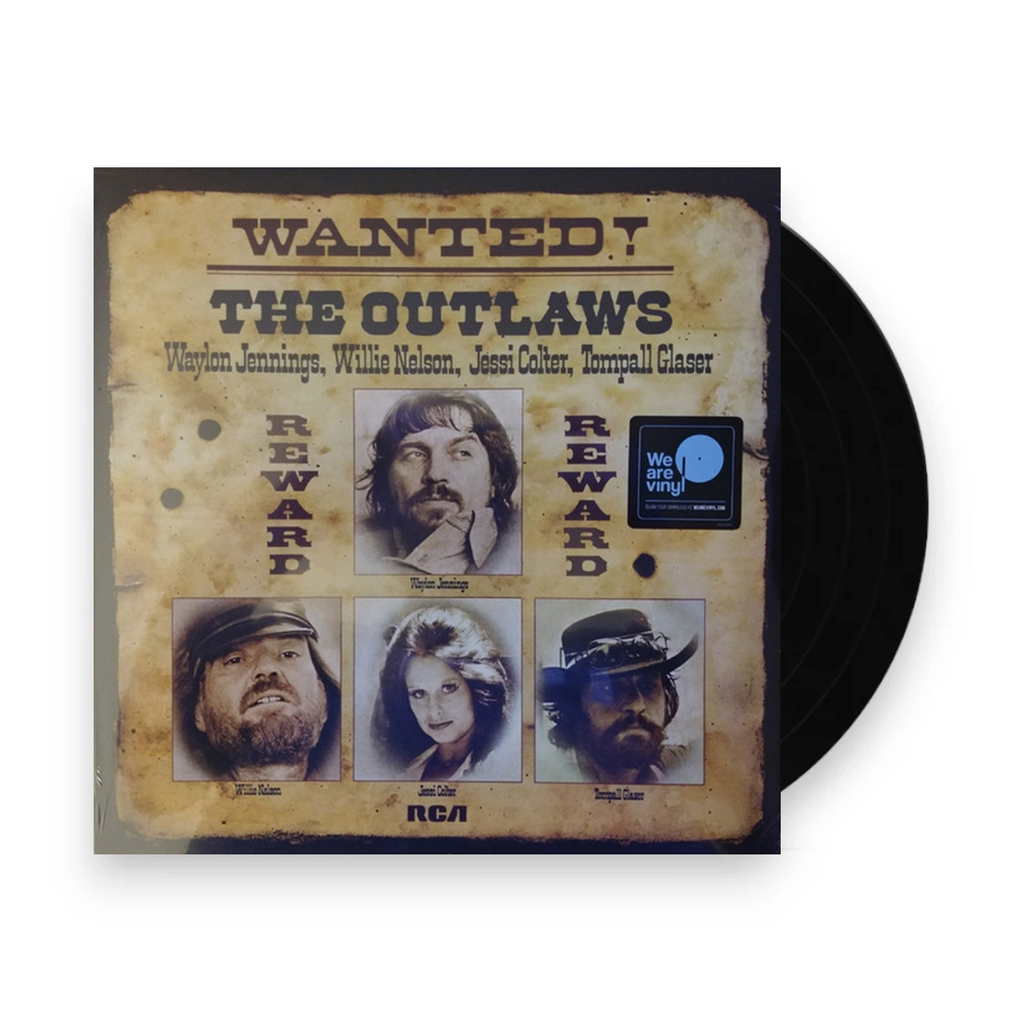 Waylon Jennings, Willie Nelson, & Jessi Colter – Wanted! The Outlaws (LP Vinyl)