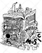 Protect Live Music Long Sleeve Shirt (Version 1)